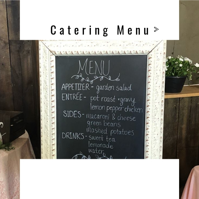 catering menu and prices
